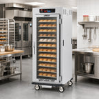 Thumbnail image #2 for Metro C5 C599-SFC-UPFS Controlled Humidity Heated Holding and Proofing Cabinet, Mobile Pass-Thru, 18 Full-Size Pan Capacity, Stainless Steel