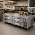 Thumbnail image #2 for Turbo Air Super Deluxe 4-Drawer Chef Base Refrigerator, 83-5/8-Inch Wide, 16.04 Cu. Ft., Self-Contained Side-Mount, 115V