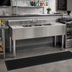 Thumbnail image #2 for Eagle Group 1800 Series 72-Inch 4-Compartment Underbar Sink Unit with Drainboards, 304 Stainless Steel