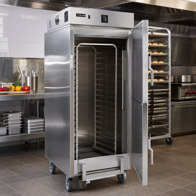 Product image #2 for 1-Section Stainless Steel Roll-In Heated Holding Cabinet with Convection Heat