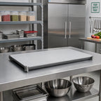 Thumbnail image #2 for Cambro Camshelving® Elements EXSK2442S5480 Polymer Solid Shelf Kit, 5 Shelves, 42"W x 24"D, Speckled Gray