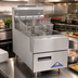 Thumbnail image #2 for 35 lb Countertop Natural Gas Tube-Type Deep Fryer with Stainless Steel Cold Zone Fry Pot