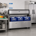 Thumbnail image #2 for Atosa AMC-5801 Single-Sided Forced-Air Refrigerated Milk Cooler, 16-Crate Capacity, Stainless Steel