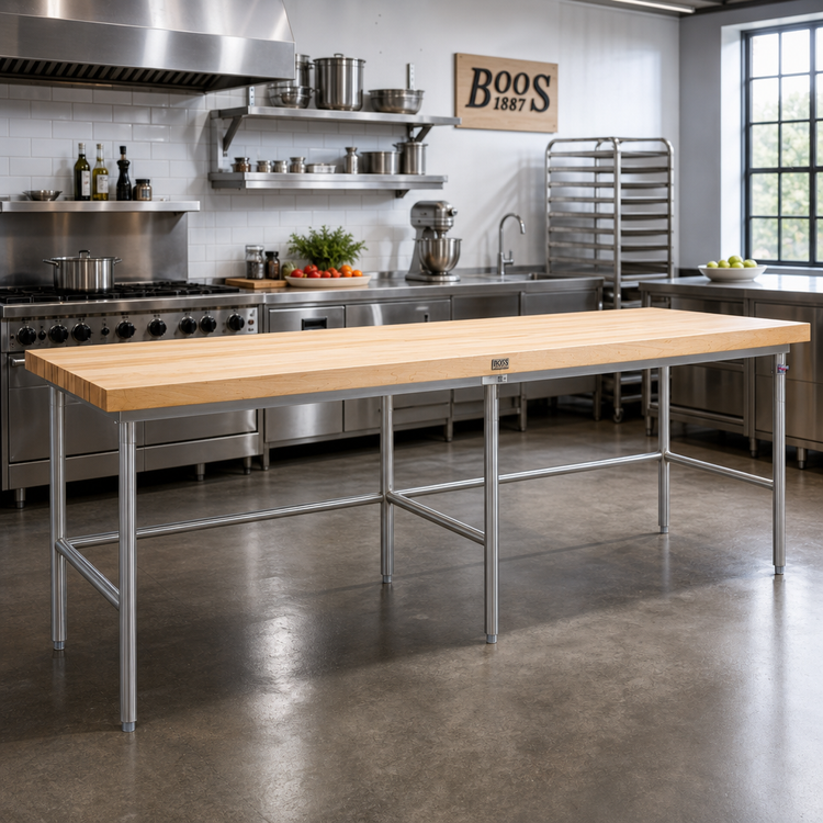 Product image #2 for John Boos Baker's Table Frame for 108" x 48" Top