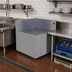 Thumbnail image #2 for Glastender Inside Rectangle Corner Drainboard, 19 x 19 Inches, 90° Angle, Stainless Steel, No Legs
