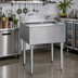 Thumbnail image #2 for Eagle 2200 Series Underbar Ice Bin/Cocktail Unit with Sliding Cover, 42 x 24 in., 120 lb Capacity