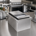 Thumbnail image #2 for Advance Tabco Bar King (Supreme) Drop-In Stainless Steel Insulated Ice Bin with Removable Sliding Cover, 23 lb Capacity