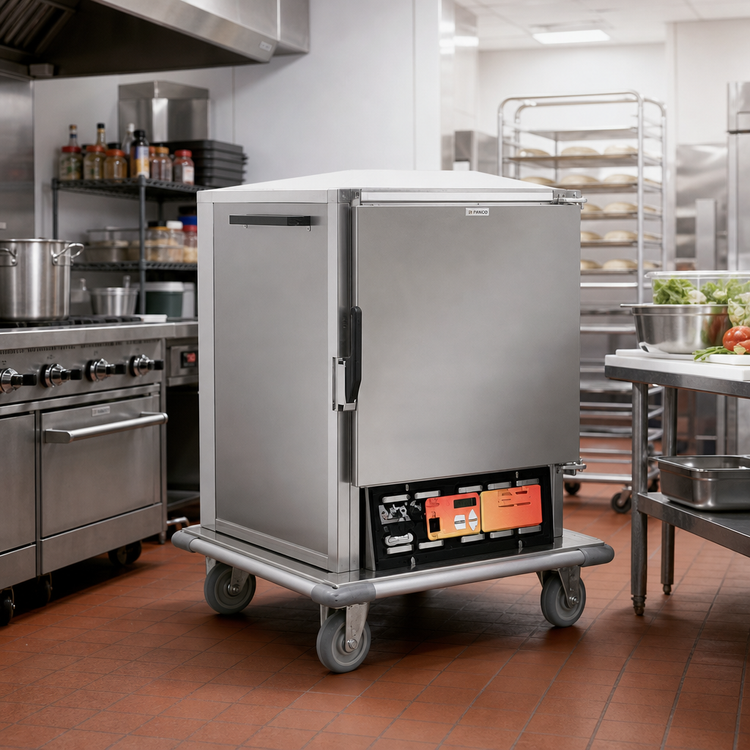 Product image #2 for Panco Half-Size Heated/Proofing Holding Cabinet, Narrow Width, Solid Door, Insulated