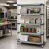 Thumbnail image #2 for MetroMax 4 4-Shelf All-Polymer Stationary Starter Shelving Unit, 42