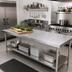 Thumbnail image #3 for John Boos 84-Inch x 25-Inch Stainless Steel Countertop with No Backsplash, 1-1/2-Inch Thick