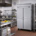 Thumbnail image #2 for Beverage-Air Horizon Series Two-Section Reach-In Freezer with Locking Half Solid Doors, 45.2 Cu. Ft.