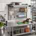 Thumbnail image #2 for Metro SmartWall Life Wall-Mounted Prep Shelf Starter Kit, 1 Shelf