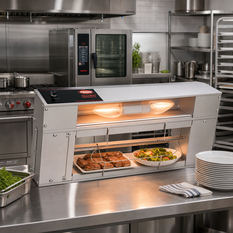 Product image #2 for Hatco Glo-Ray® 60-Inch Lighted Infrared Strip Heater, Aluminum, 1350 Watts