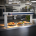 Thumbnail image #2 for Hatco Glo-Ray Designer Dual Strip Heat Lamp with Lights, 21-1/2-Inch Wide, Aluminum, 820W