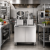 Thumbnail image #2 for Crown EMT-6-6 Electric Dual 6-Gallon Tilting Kettle & Cabinet Assembly