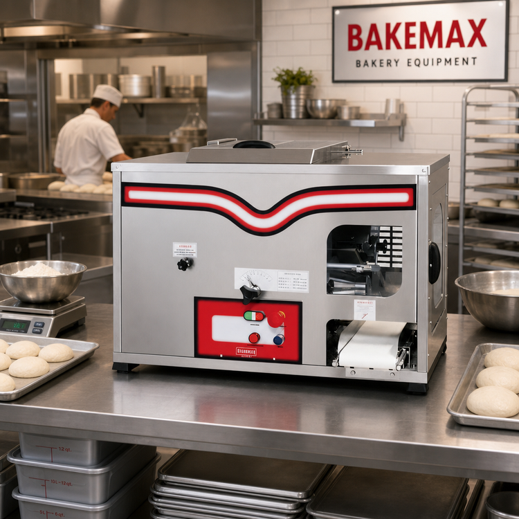 Product image #2 for BakeMax Continuous Countertop Dough Divider with 33 lb Hopper, 110V