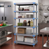 Thumbnail image #2 for Quantum Millenia 36-Inch Wide x 21-Inch Deep x 74-Inch High 5-Shelf Polymer Starter Shelving Unit