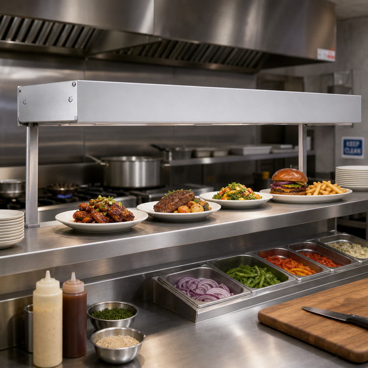 Product image #2 for Hatco Glo-Ray 72-Inch Single Infrared Strip Heater, Unlighted, Aluminum