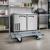 Thumbnail image #2 for Low Profile Channel Bar Set with Wheels for Back Bar Coolers up to MDD68