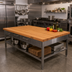 Thumbnail image #2 for John Boos Appalachian Red Oak Edge Grain Island Countertop, 96 x 38 x 1-1/2 Inch, Penetrating Oil Finish