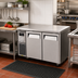 Thumbnail image #2 for Turbo Air J Series Two-Section Side-Mount Undercounter Refrigerator with Solid Doors, 9.93 Cu. Ft.