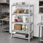 Thumbnail image #2 for Channel Manufacturing Lifetime Tough DR2048-4 4-Shelf Aluminum Dunnage Shelving Rack, Channel Style, 48"W x 20"D x 64"H