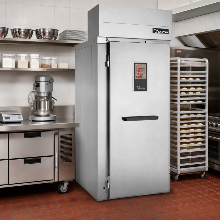 Product image #2 for Baxter Roll-In Single Wide Retarder/Proofer Cabinet, 40.5-Inch Deep, With Floor, Remote Refrigeration Ready, Electric Heat