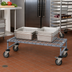 Thumbnail image #2 for Quantum Mobile Wire Dunnage Platform Rack, 60 x 18 x 12 Inches, Gray Epoxy