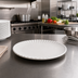Thumbnail image #2 for American Metalcraft 10-7/8-Inch Round White Melamine Plate with Paper Plate Design