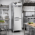 Thumbnail image #2 for Continental Refrigerator D1FNSAHD Designer Line 1-Section Shallow Depth Half-Door Reach-In Freezer