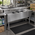 Thumbnail image #2 for Choice 48-Inch Three-Compartment Stainless Steel Underbar Sink Unit, 19-Inch Deep, Right Drainboard