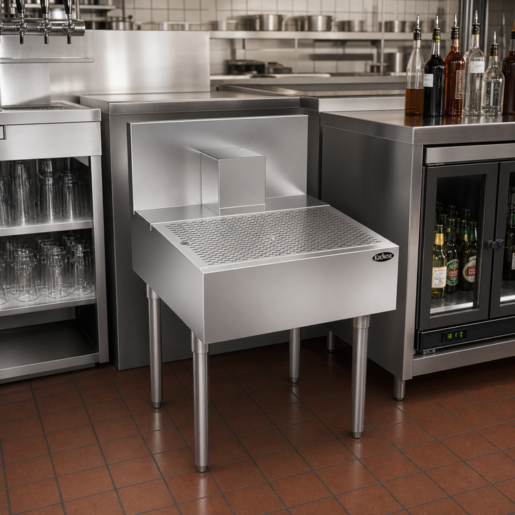 Product image #2 for Krowne Royal Series 24-Inch x 24-Inch Underbar Beer Drainer