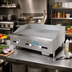 Thumbnail image #2 for Castle Series 30-Inch Countertop Gas Griddle with 1-Inch Polished Steel Plate and Thermostat Controls