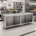 Thumbnail image #2 for John Boos 96-Inch x 30-Inch Open Front Stainless Steel Cabinet Base Work Table