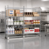 Thumbnail image #2 for Metro qwikTRAK Double-Deep High-Density Track Shelving Stationary End Unit Kit, Chrome-Plated, 74-Inch Posts