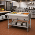 Thumbnail image #2 for Eagle SDHT3-208-3 48-Inch Electric 3-Well Hot Food Table with Stainless Steel Open Base, 208V, 3-Phase