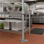 Thumbnail image #6 for Metro Super Erecta SABP13BR-4PK Seismic HCAI-Preapproved 1-Post Triangular Base Plate Kit, 2- or 3-Bolt