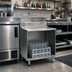 Thumbnail image #2 for Eagle 2200 Series Recessed Worktop Underbar Glass Rack Storage Unit, 18 Inch Wide, Open Front Cabinet Base