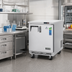 Thumbnail image #2 for Everest Refrigeration One-Section Laboratory Refrigerator with Solid Self-Closing Door, 7.5 Cu. Ft., Stainless Steel