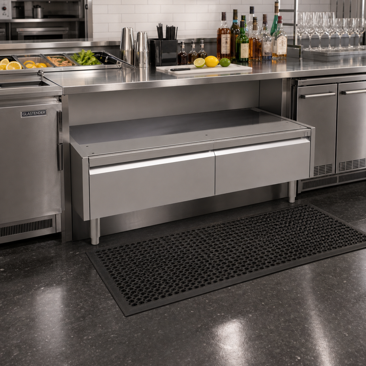 Product image #2 for Glastender ACB-48 Underbar Add-On Cabinet Base with Double Doors, 48W x 24D x 16H