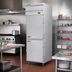 Thumbnail image #2 for Beverage-Air P Series 1-Section Top-Mounted Reach-In Freezer with 2 Solid Half Doors, 21.01 Cu. Ft.