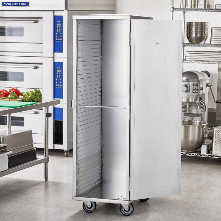 Product image #2 for Dinex Standard Aluminum Sheet Pan Transport Cabinet for 26 Full-Size 18 x 26 Pans
