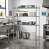 Thumbnail image #2 for Eagle Redipak 5-Tier Wire Shelving Unit, 48W x 18D x 74H, Zinc Finish