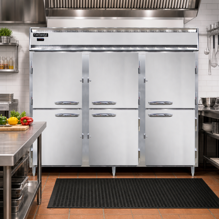Product image #2 for Continental Refrigerator DL3WE-HD Designer Line Extra Wide Three-Section Heated Holding Cabinet