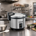 Thumbnail image #2 for Proctor-Silex Commercial Countertop Electric Rice Cooker/Warmer, 60-Cup Cooked Capacity, Stainless Steel, 220-240V