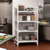 Thumbnail image #3 for Cambro Camshelving Premium 21-Inch x 42-Inch x 64-Inch 4-Shelf Solid Stationary Starter Polymer Shelving Unit
