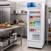 Thumbnail image #3 for KoolMore 24-Inch One-Door Commercial Glass Door Merchandiser Refrigerator, 12 Cu. Ft., White