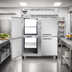 Thumbnail image #2 for Continental Refrigerator 2FENSAPTHD Two-Section Extra-Wide Pass-Thru Freezer with Half-Height Solid Doors