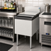 Thumbnail image #2 for Top Shelf TSF Series Full-Depth Freestanding Underbar Ice Bin/Cocktail Unit with 10-Circuit Cold Plate, 18 Inch W x 24 Inch D