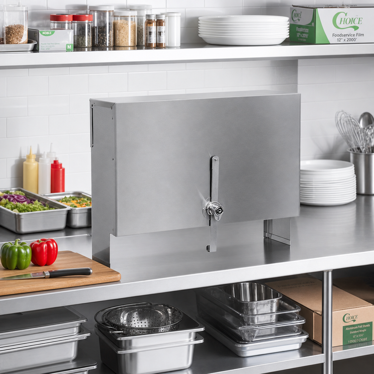 Product image #2 for CHOICE Single 31-Inch Stainless Steel Speed Rail Locking Cover